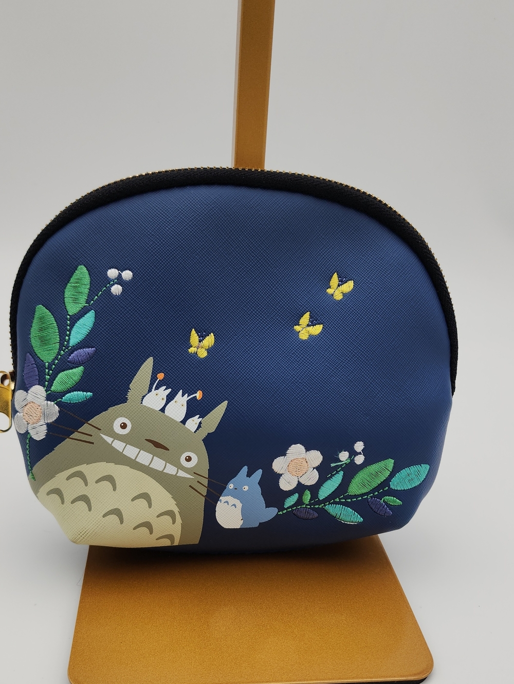Loungfly EUC Blue Kids Coin Purse/case with Totoro Print